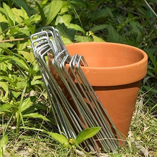 MySit multi-purpose stakes secure landscape fabric, tubing, and seasonal plantings.