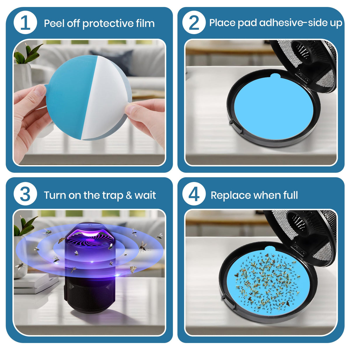Mysora refill features professional-grade adhesive for year-round indoor protection