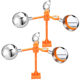 Mysora bird deterrent spinning front view with reflective blades for outdoor use