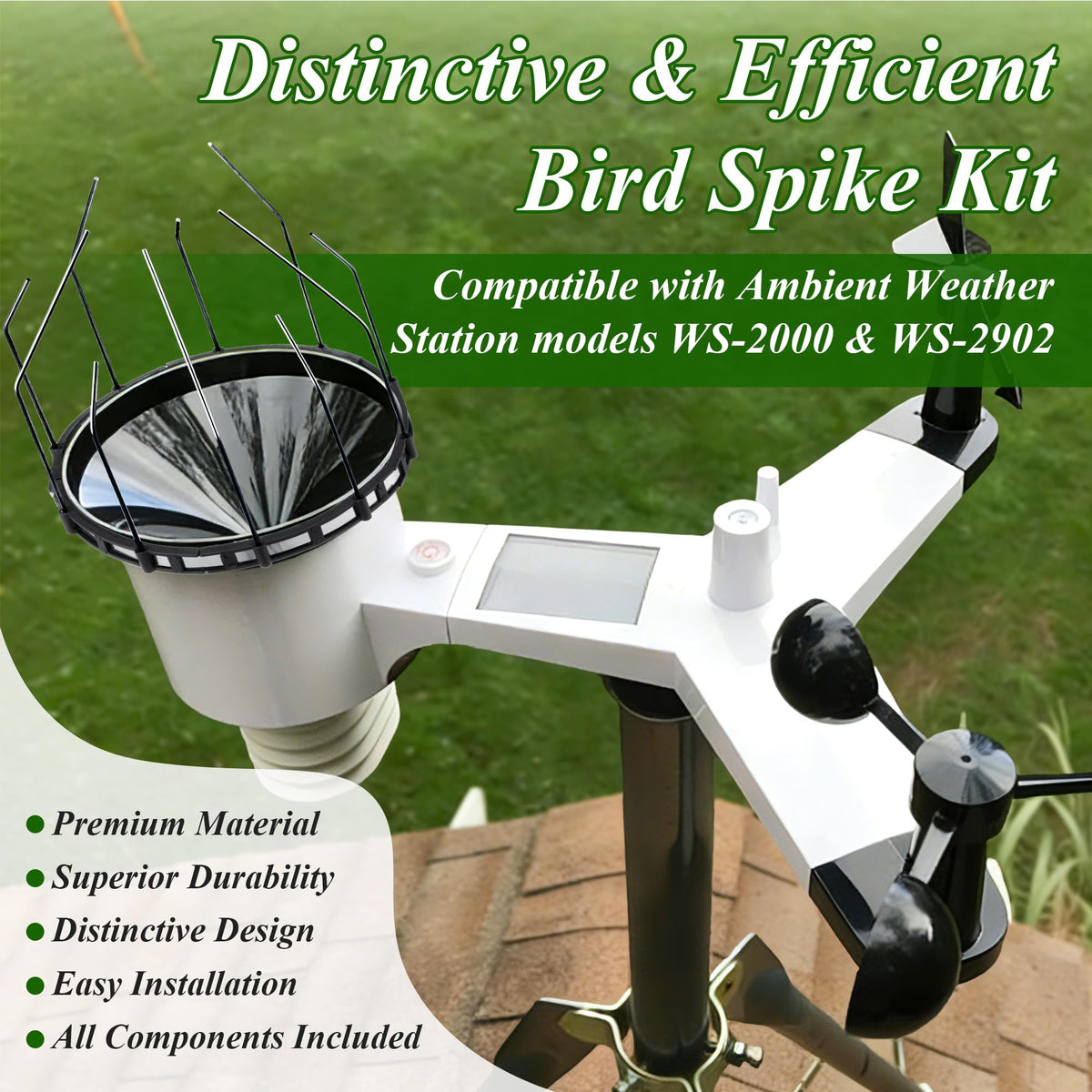 Clip-on installation with Mysora kit for tool-free setup