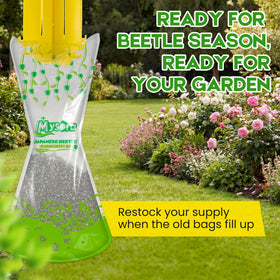 Mysora disposable bag minimizes direct contact with beetles