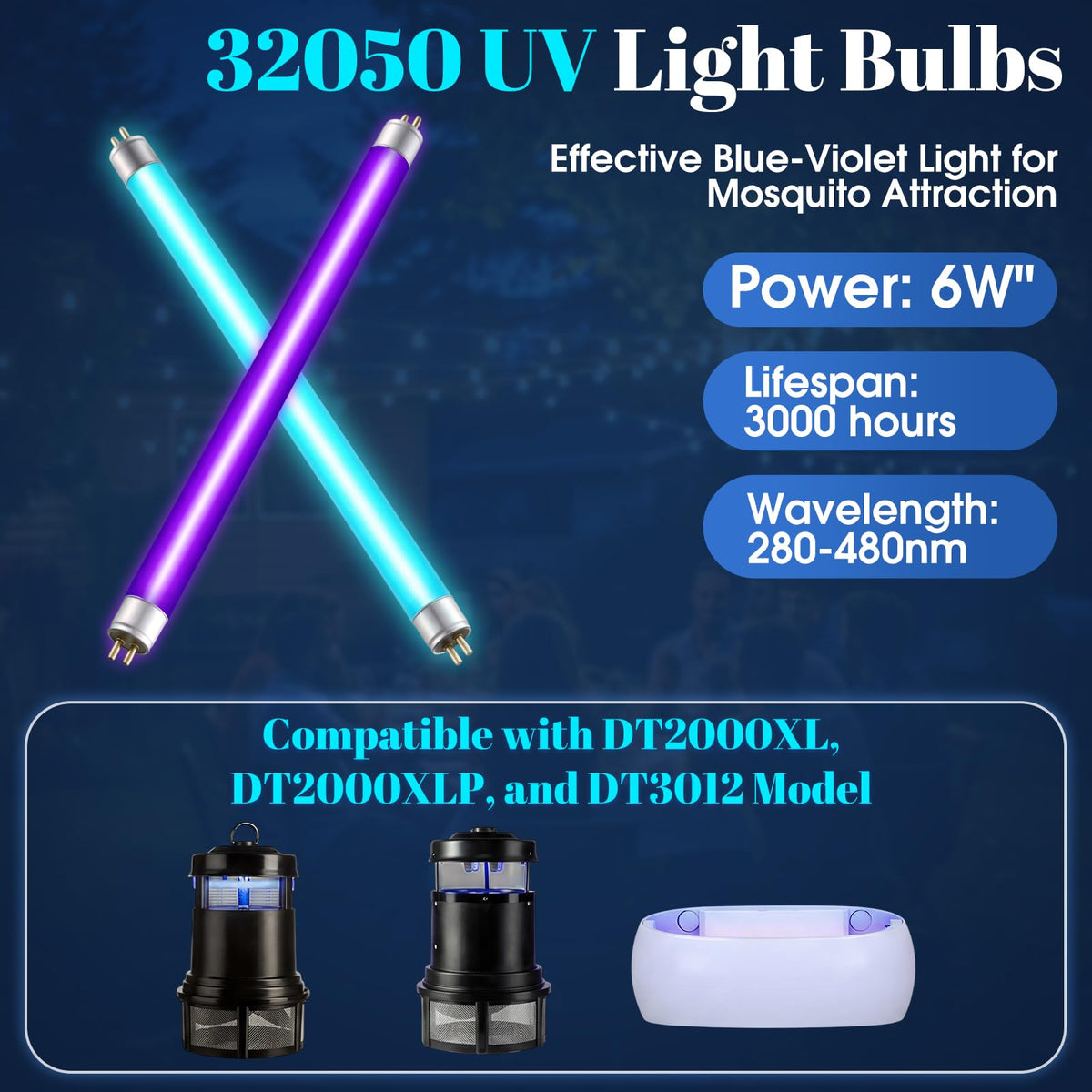 Mysora Dynatrap compatibility image shows easy replacement with DT2000XL models.