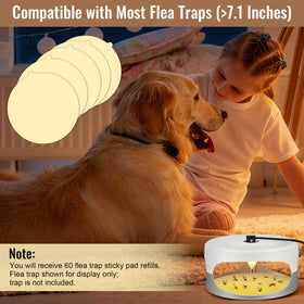 Mysora easy-install flea-trap refills for quick replacements
