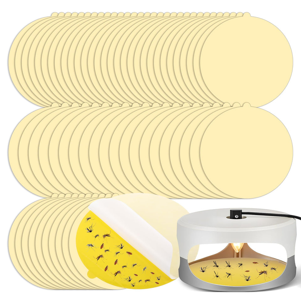Mysora flea-trap glue boards seven-point-one-inch diameter capture small pests effectively