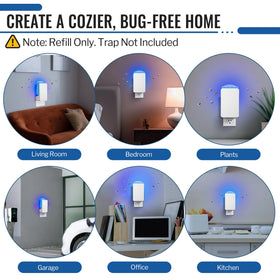 Kitchens and living spaces benefit from Mysora against fruit flies and gnats.