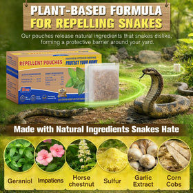 Mysora natural scent deterrent releases safe oils to deter snakes