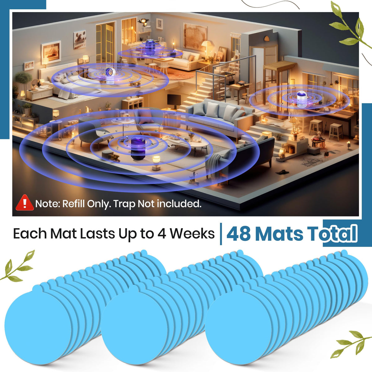 Mysora glue board refills enable mess-free disposal after trapping pests