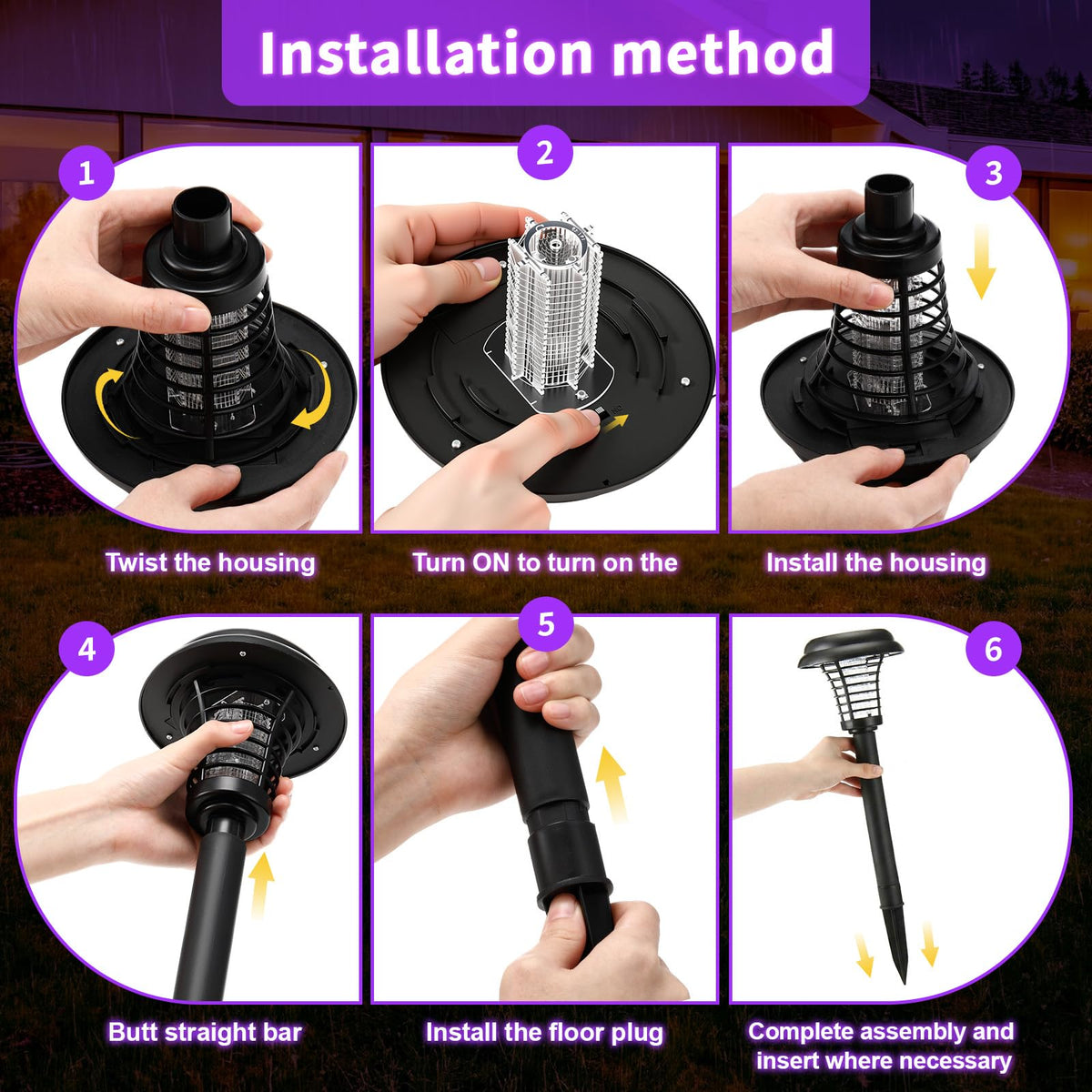 Mysora solar panel charges quickly for long-lasting use.
