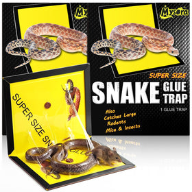 Mysora snake glue trap front view, ideal for indoor and outdoor pest control.