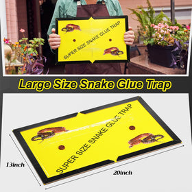 Mysora snake glue trap 13x20 inch top view highlights flat design