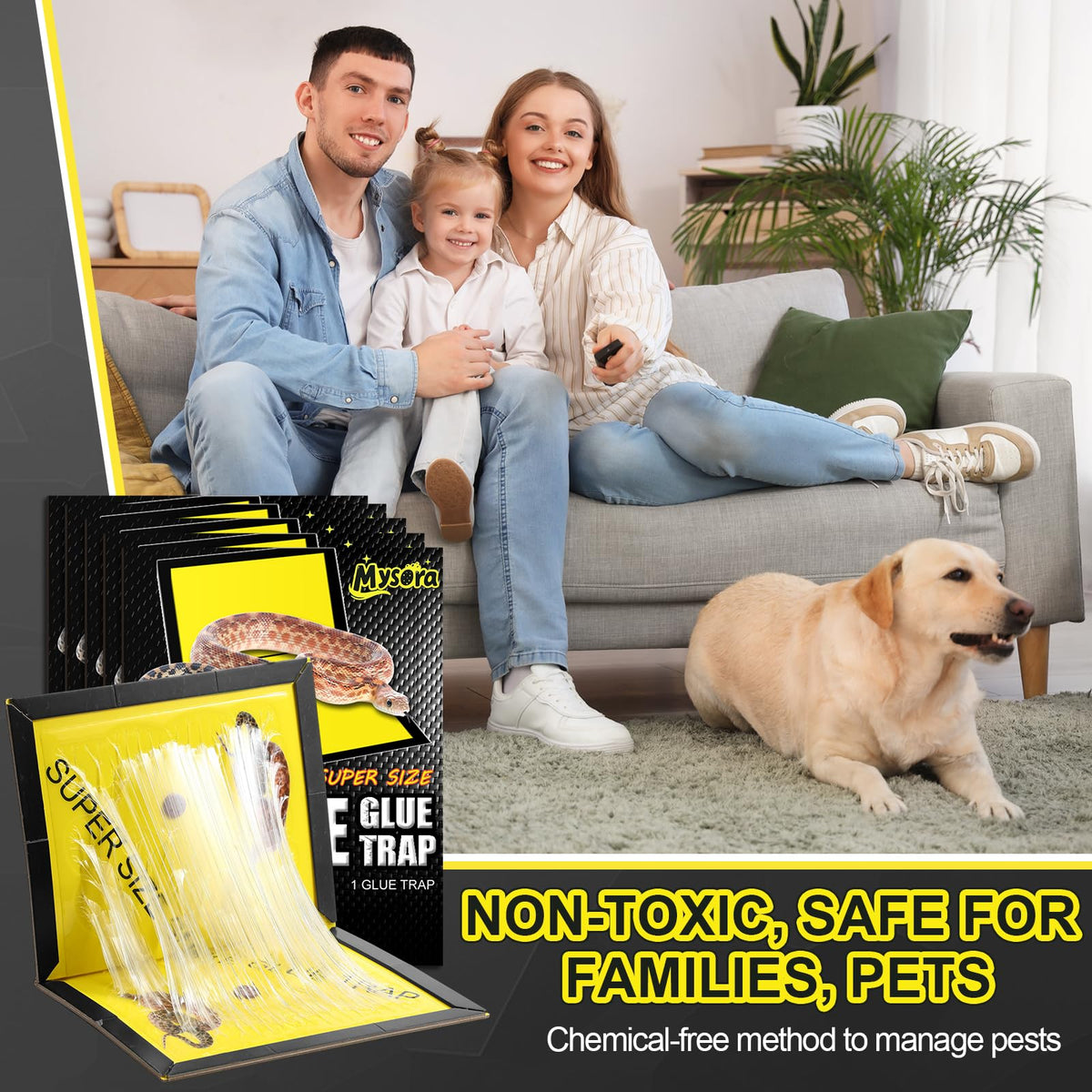 Mysora humane pest control option for snakes and rodents