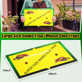 Mysora glue trap for snakes and pests suitable for garages and yards