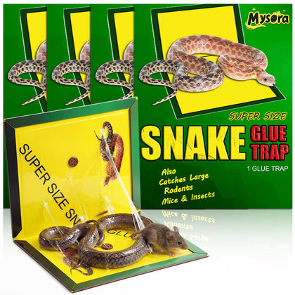 Mysora snake glue trap with large surface area for indoor and outdoor coverage