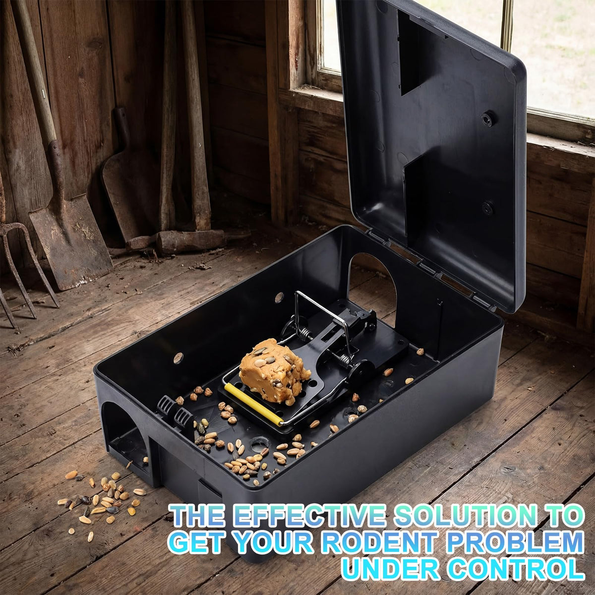 Mysora spacious interior allows versatile bait placement