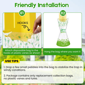 Mysora transparent collection bag enables quick monitoring