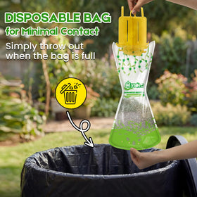 Mysora perforated bottom bag drains rainwater for outdoor use