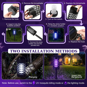 Mysora two-pack includes two units for wider coverage in yards.