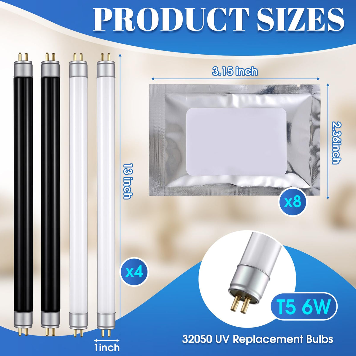 Mysora 32050 UV bulbs deliver bright, energy-efficient light for Dynatrap.