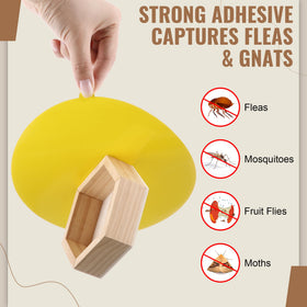 Mysora yellow adhesive glue pads designed for easy pest monitoring