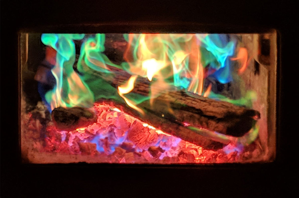 Mystical Fire 50-pack ensures extended color play for parties and outdoor nights.
