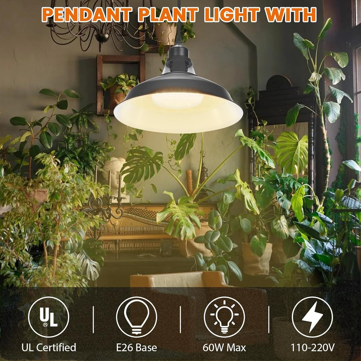 MYSWEETY 16.4 ft cord allows versatile room placement.