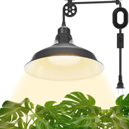 MYSWEETY hanging grow light full-spectrum pendant supports thriving indoor plants.