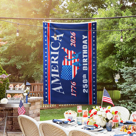 Mythcloud 250th Anniversary flag features classic 250th anniversary pattern for timeless patriotism.