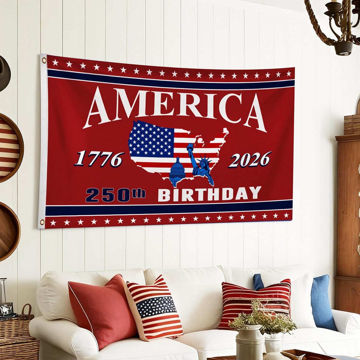Mythcloud indoor outdoor flag suitable for pole displays