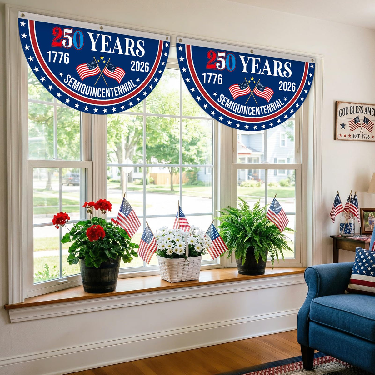 Mythcloud versatile patriotic decor suitable for walls or porches