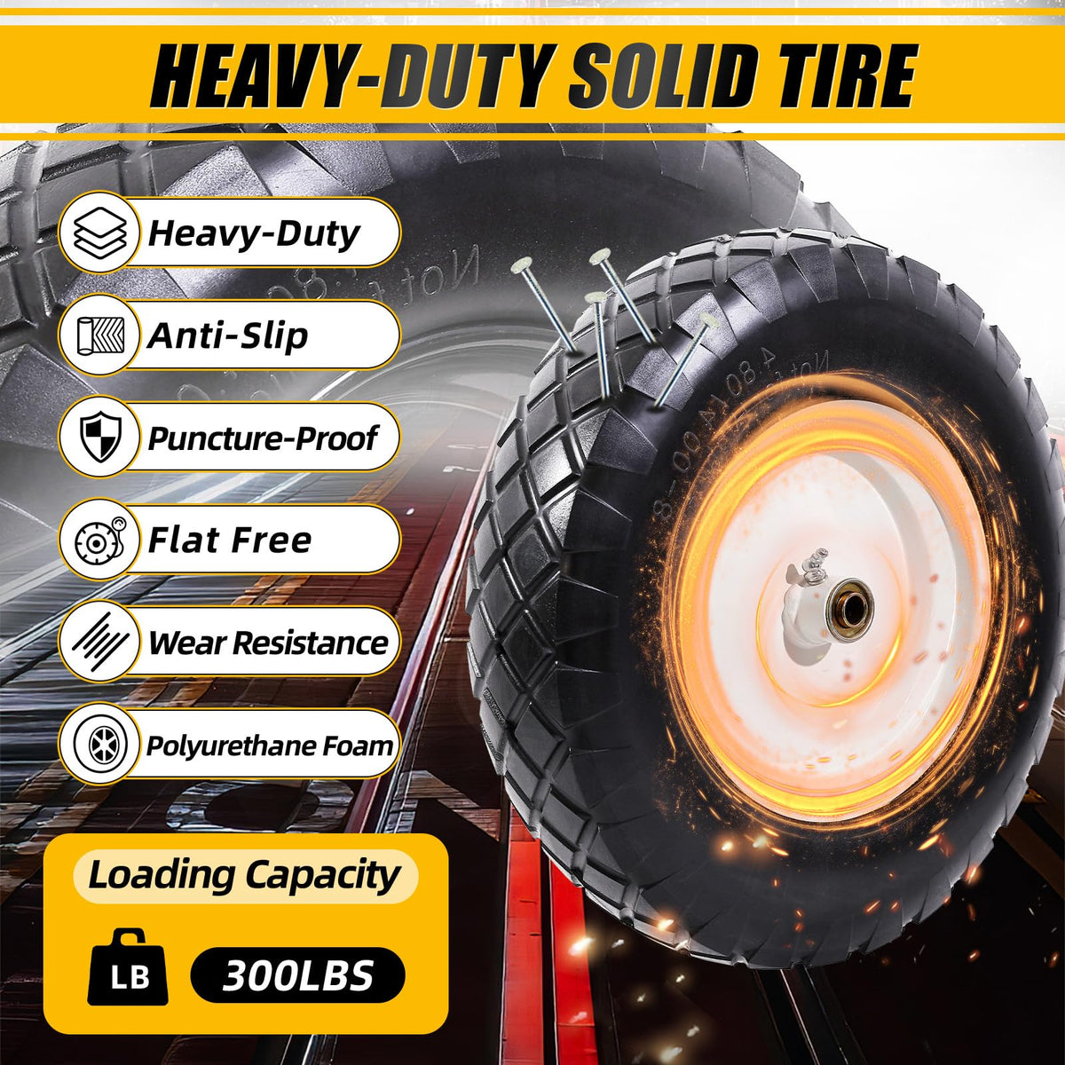MZREXN centered hub 3in alignment improves wheel stability during use.
