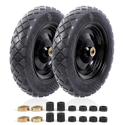 MZREXN flat-free 15-inch tire assembly for maintenance-free carts.