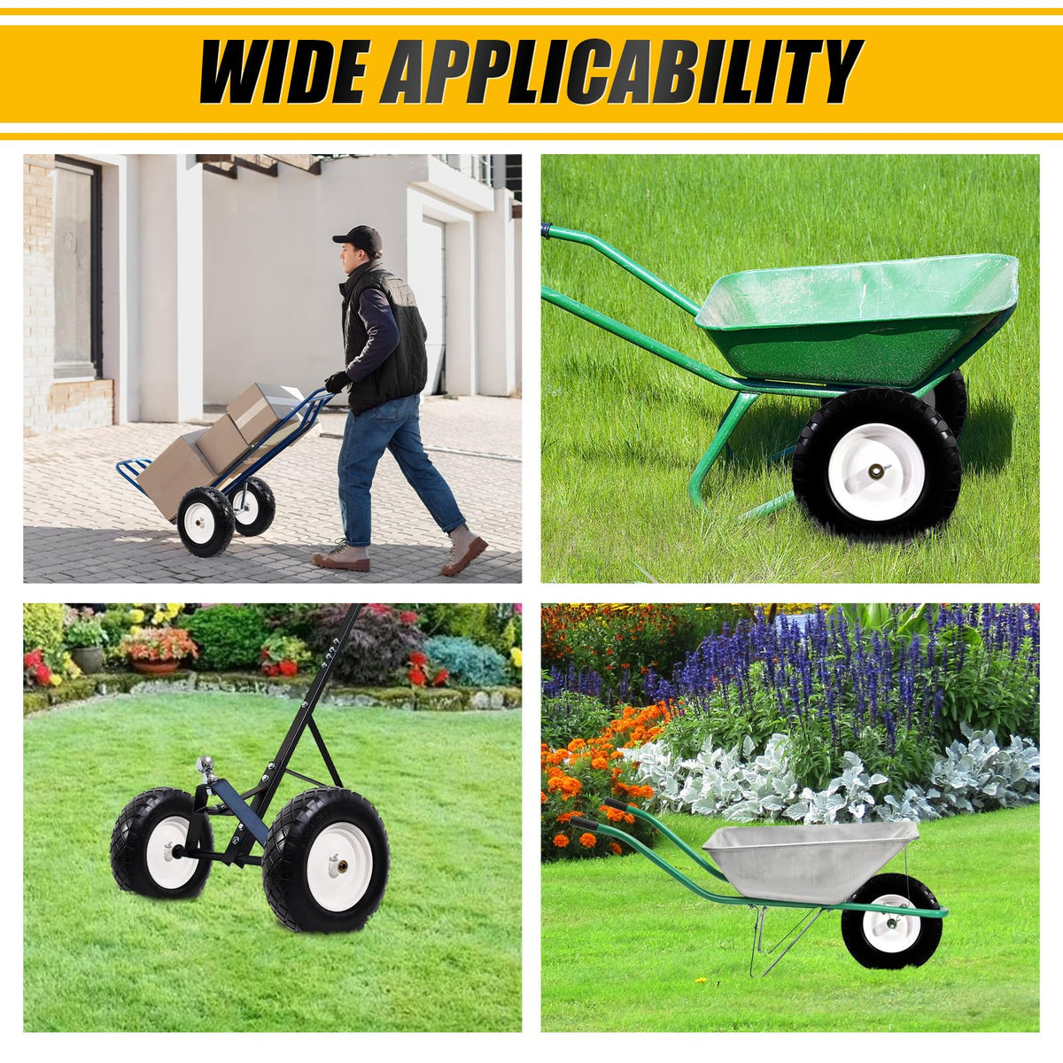 MZREXN not-for-highway-use alert guides safe garden and trailer tasks.