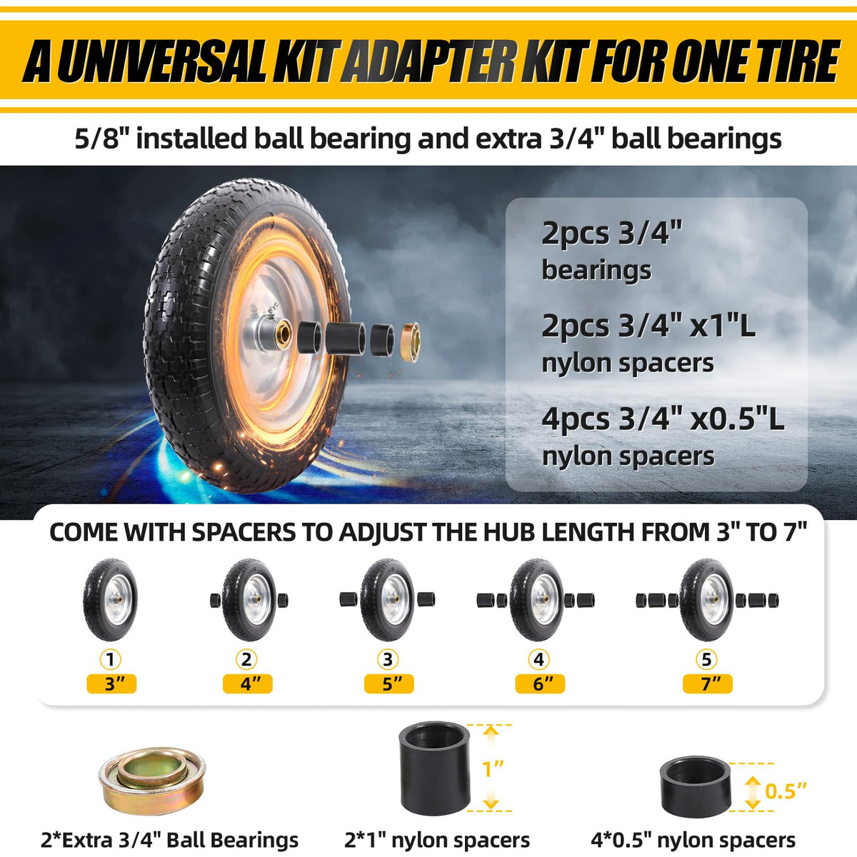 MZREXN durable steel rim supports steady loads.