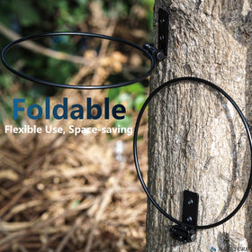 NACETURE wrought-iron bird feeder frame withstands weather