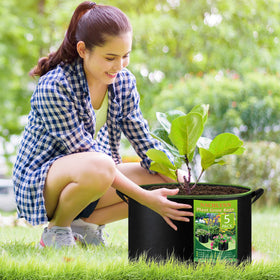 NACHLYNN 15-gallon bag in use with vegetables emphasizing aeration