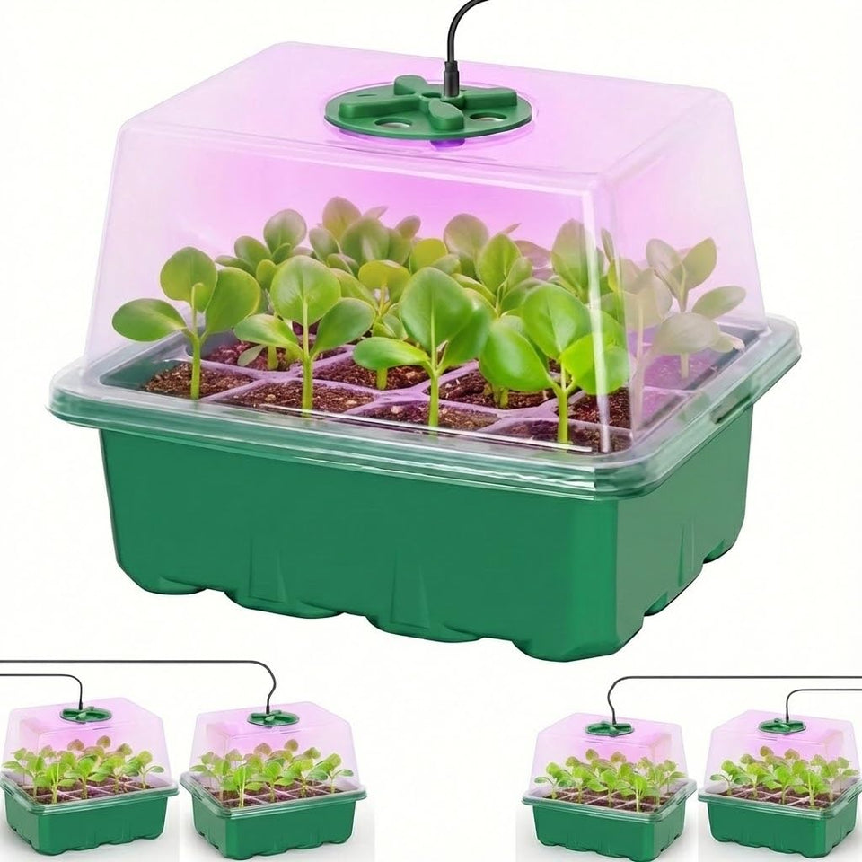 NACNO seed starter kit with grow light setup for healthy germination