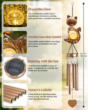 Nacome wind chimes in gift-ready box suitable for holidays and special occasions.