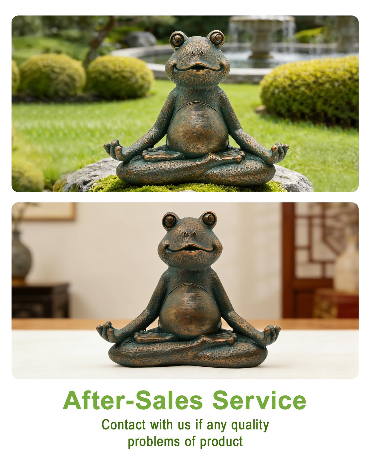 Nacome gift-boxed frog statue makes a thoughtful present for garden lovers