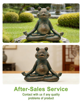 Nacome gift-boxed frog statue makes a thoughtful present for garden lovers