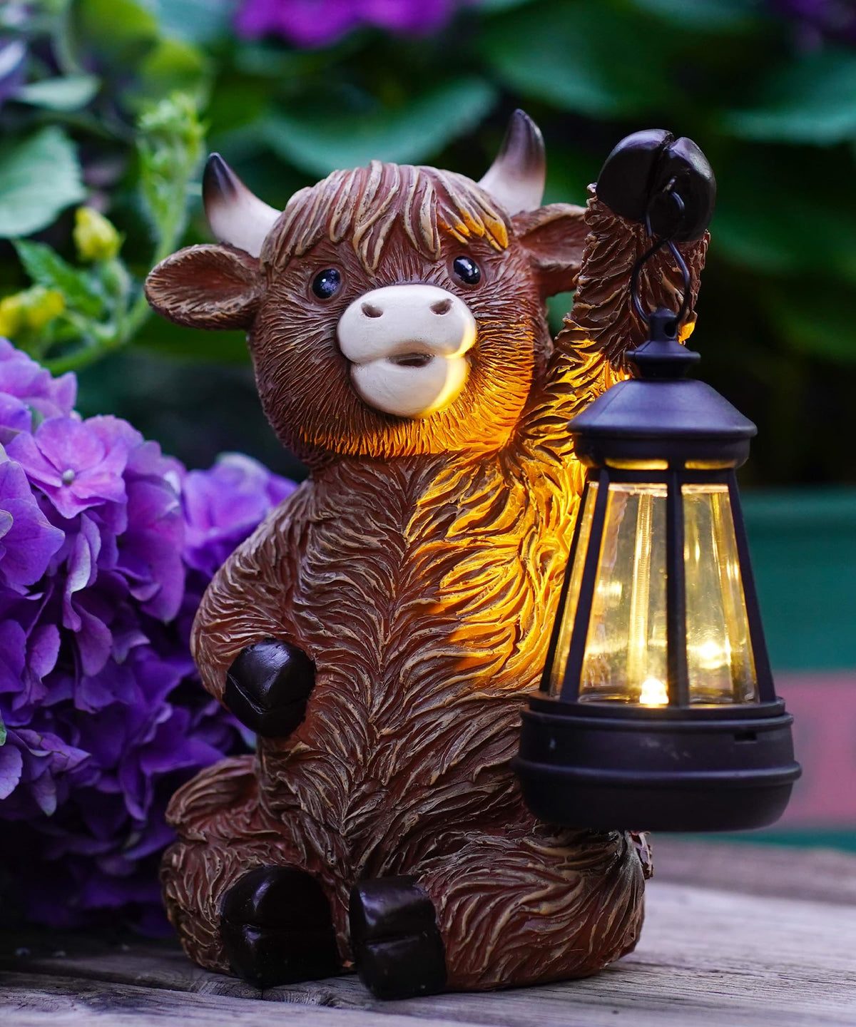 Nacome Highland Cow balcony decoration adds whimsy to outdoor spaces.