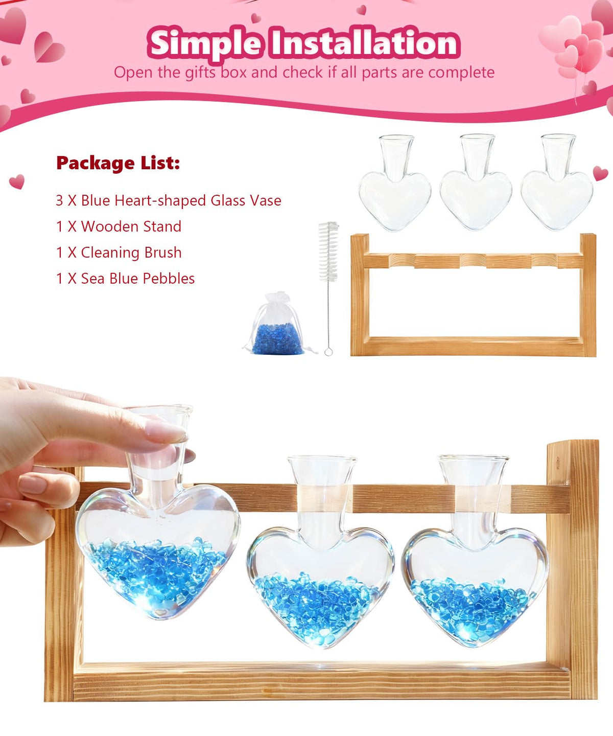 Nacome propagation station on a desk enables easy plant cuttings and growth observation.