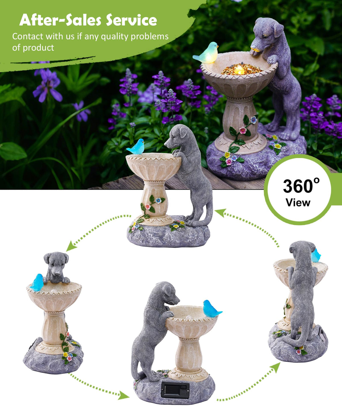Nacome resin-durable-material ensures long outdoor life with vibrant color.
