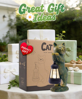 Nacome yard ornament Christmas cat adds festive charm to outdoor spaces