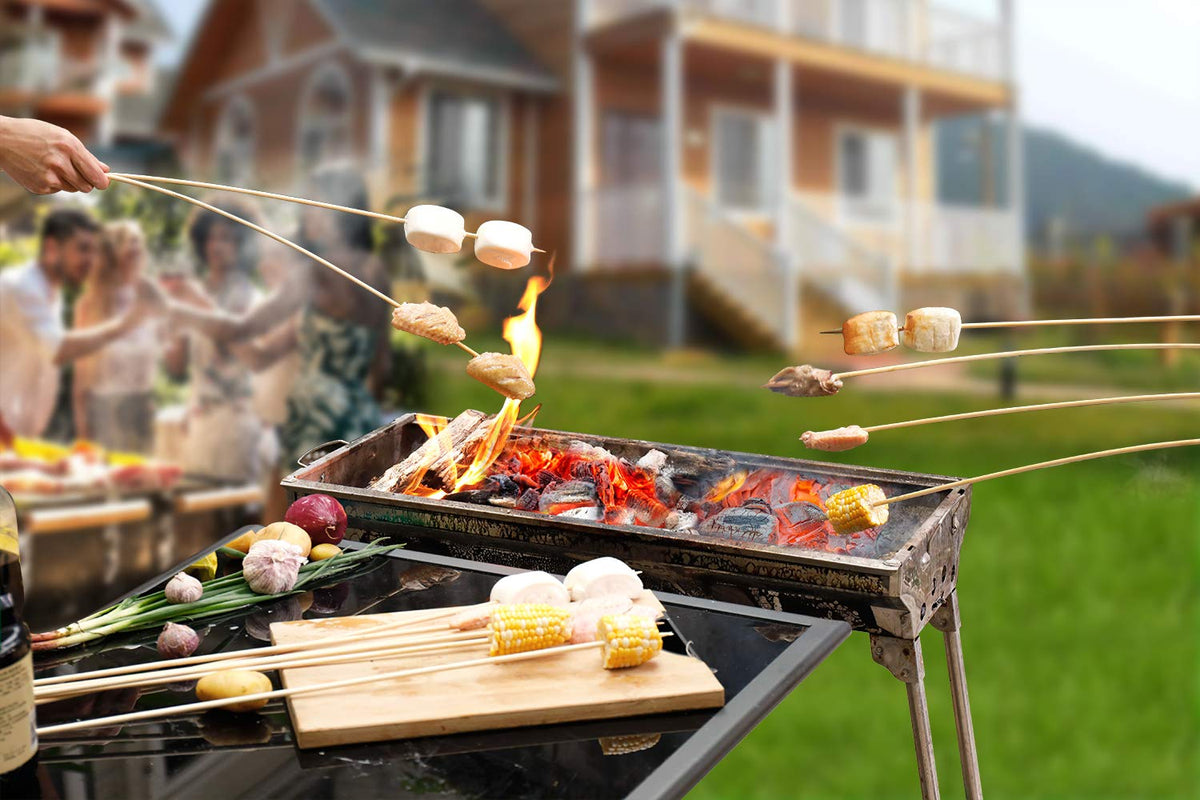 NadaKin disposable bamboo sticks emphasize mess-free use and easy cleanup.
