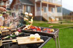 NadaKin disposable bamboo sticks emphasize mess-free use and easy cleanup.