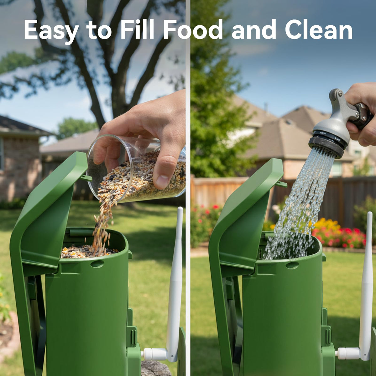 Nafnti bird feeder AI recognition on app