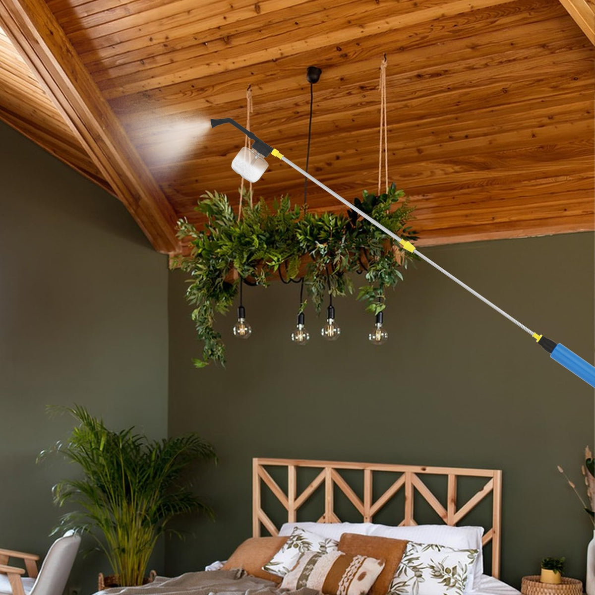 Nage-Bay gardening dusting tool ready for garden tasks