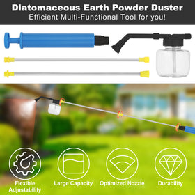Nage-Bay powder sprayer shows a transparent bottle for easy powder monitoring
