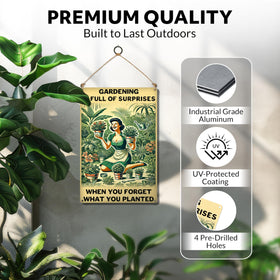 NAGOL she shed decor sign for plant lovers and gardeners