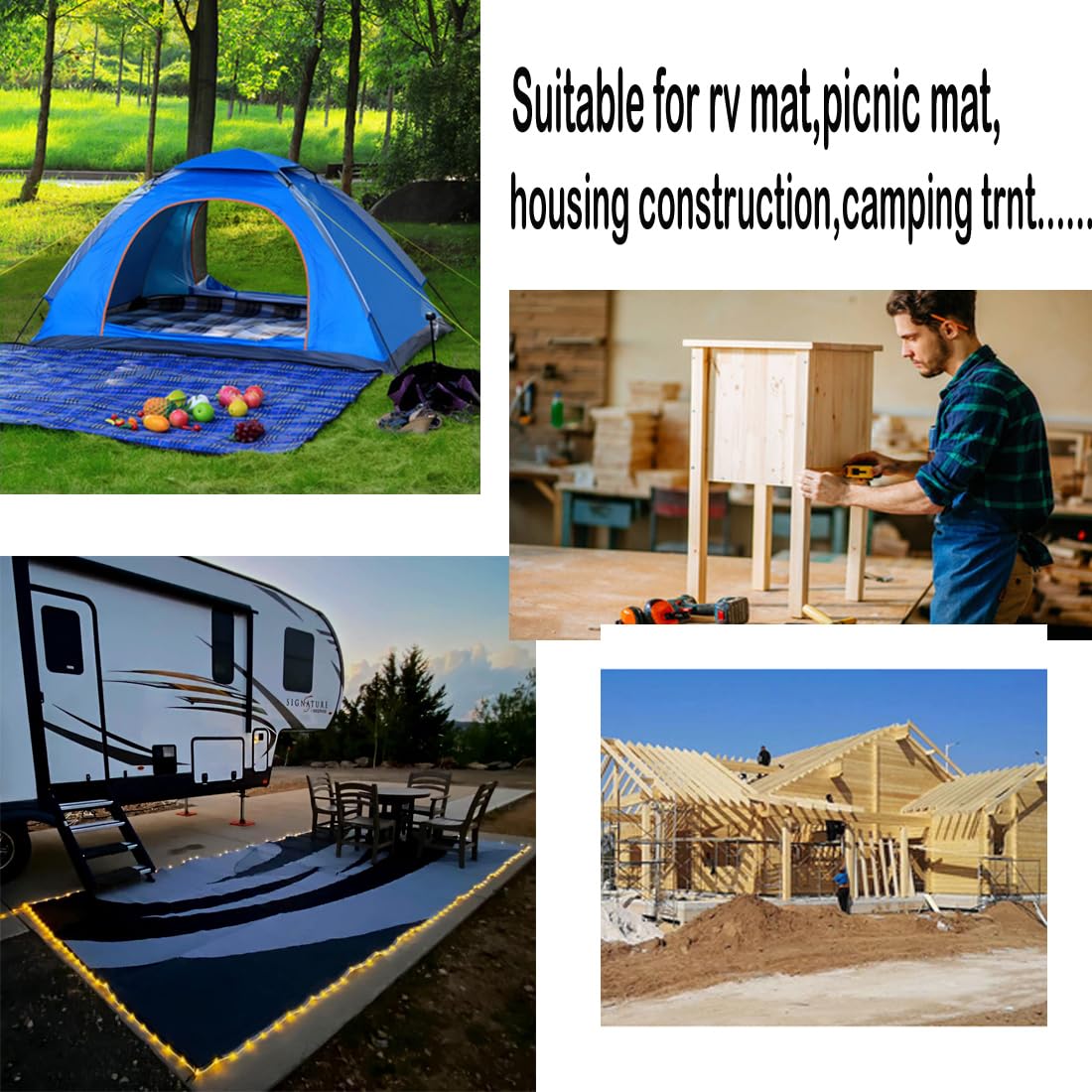 NAILONG portable rug stake kit easy to carry on outdoor trips